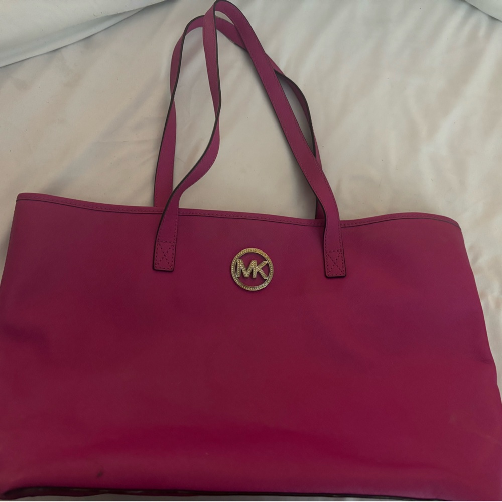 Michael Kors Fuchsia Tote Bag
